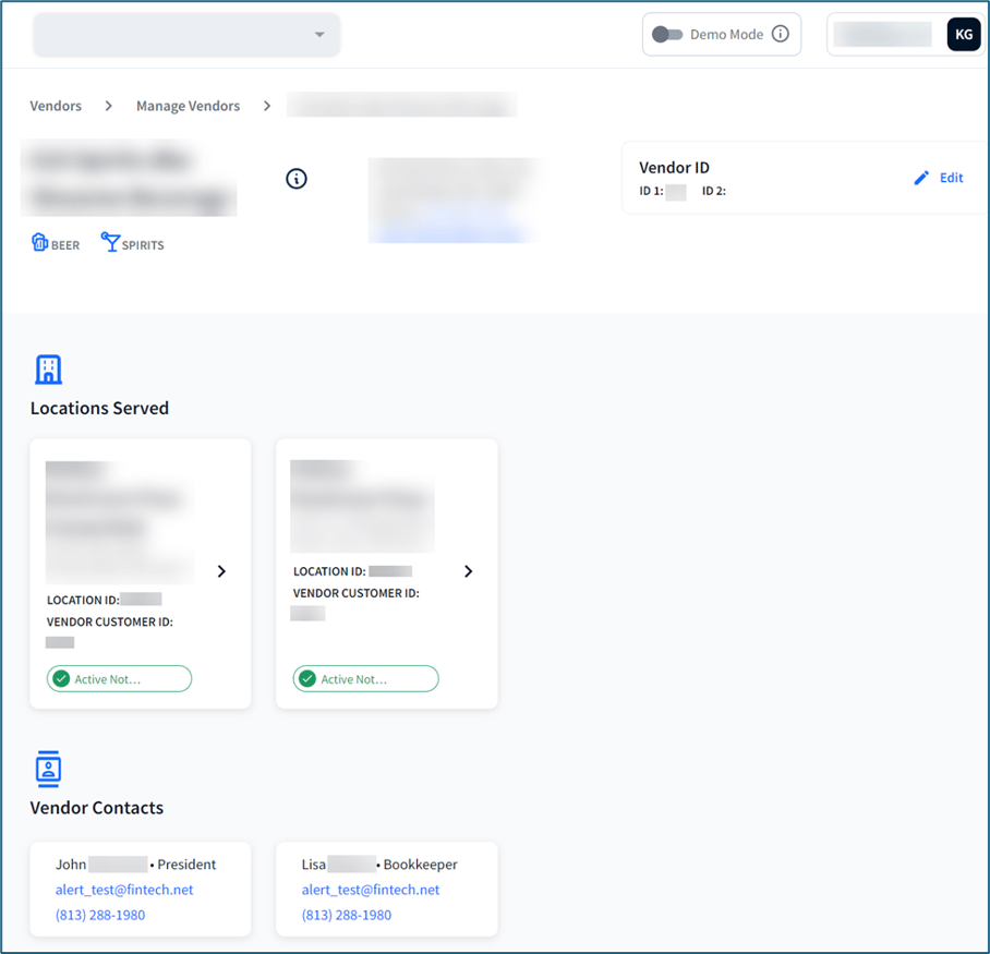 How do I manage my current vendors & distributors?